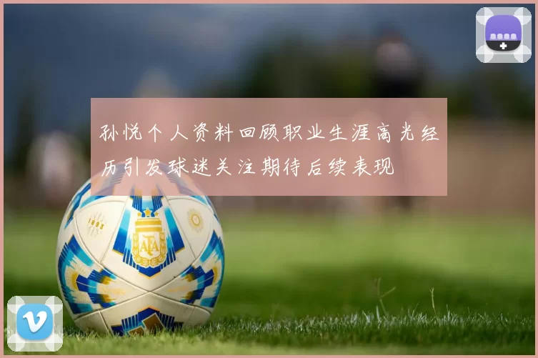 孙悦个人资料回顾职业生涯高光经历引发球迷关注期待后续表现